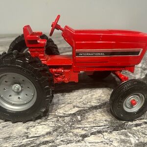 Vintage ERTL Tractor International Red Toy Tractor Die Cast